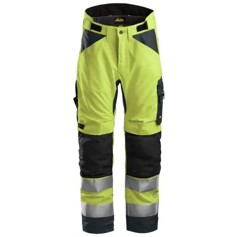 Snickers Workwear 6639 AllroundWork Vinterbukse varsel, gul, kort størrelse Varsel, Gul