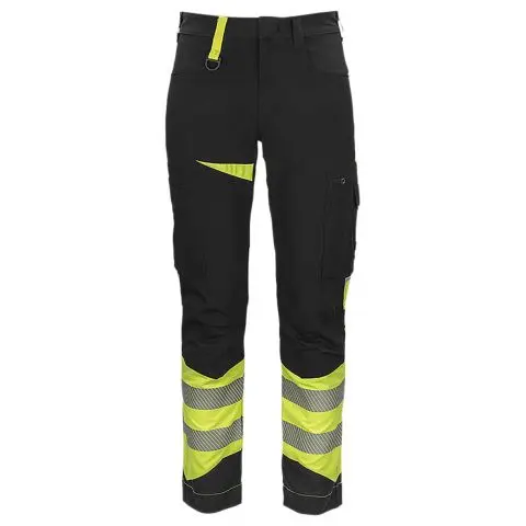 Texstar FP47120991420 Arbeidsbukse Hi-Vis gul/svart Hi-Vis gul/svart