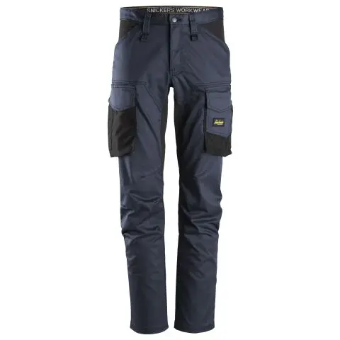 Snickers Workwear 6803 AllroundWork Servicebukse stretch, marineblå/svart Marineblå/Svart