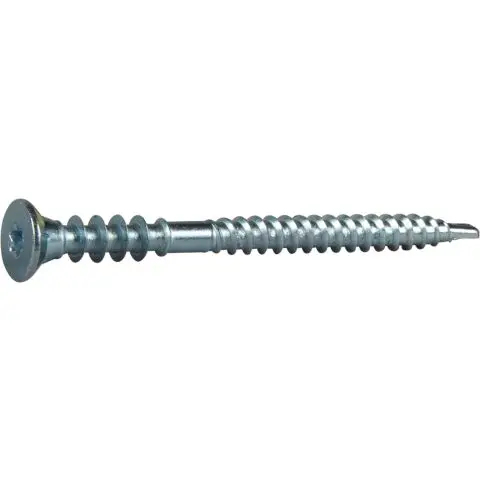 ESSVE 111107 Karmskrue for stål, Ø 6 mm, borspiss, FZB 6 x 80 mm, 100-pakning