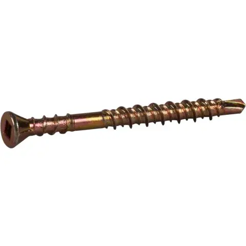 ESSVE 567142 Gulvskrue Ø 3,9 mm, R1, gulkrom 42 mm, 250-pakning