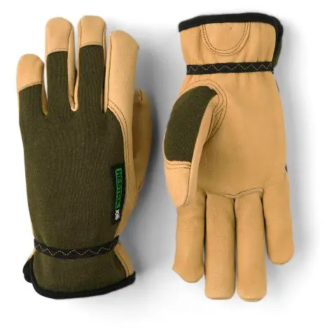 Hestra Pro 73760-11 Kobolt FR Monteringshanske flammesikker, grønn/brun 11