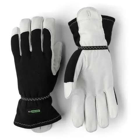 Hestra Pro 74790-12 Arc Light Winter Lysbuehanske foret, svart/hvit 12