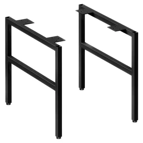 Gustavsberg Artic Benstativ svart, for 39 cm dybde