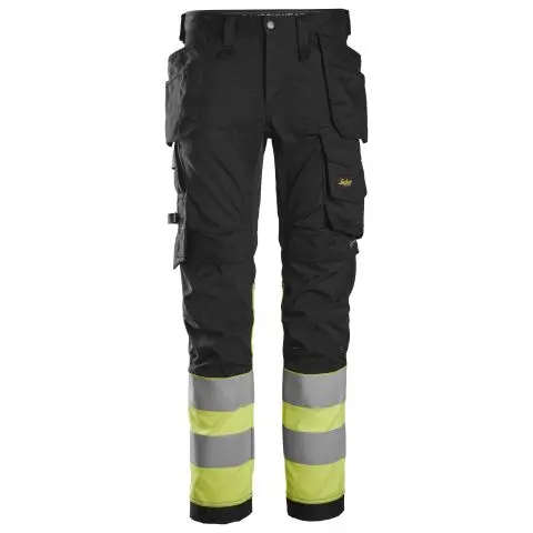 Snickers Workwear 6234 Arbeidsbukse svart/Hi-Vis gul Svart/Hi-Vis Gul