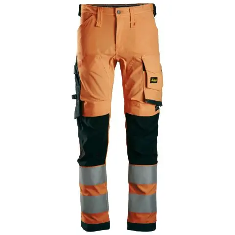 Snickers Workwear 6343 Arbeidsbukse oransje/svart Oransje/Svart