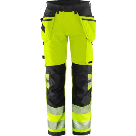 Fristads 2644 GSTP Arbeidsbukse varselgul/svart Varselgul/Svart