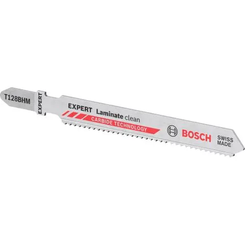 Bosch Expert T 128 BHM Laminate Clean Stikksagblad 3-pakk