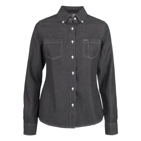 James Harvest Jupiter Woman Skjorte Svart denim Svart