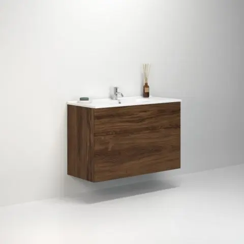 Dansani Luna Kantate Servantmøbelpakke 101 cm Brun eik
