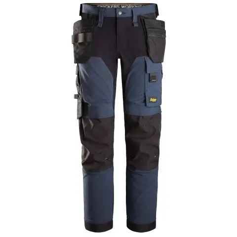 Snickers Workwear 6275-9504 AllroundWork Arbeidsbukse stretch, marineblå/svart Marineblå/Svart