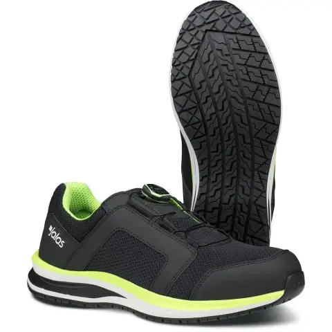 Jalas TEMPUS 5668 Vernesko S1P, BOA, ESD, svart/gul 45