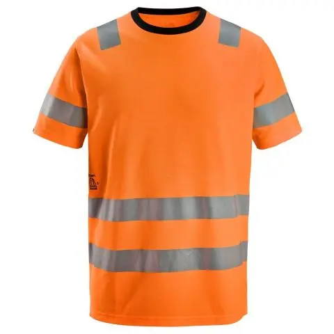 Snickers Workwear 2536 T-skjorte varsel, oransje XS