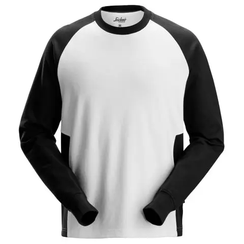 Snickers Workwear 2840 Genser hvit/svart Hvit/Svart