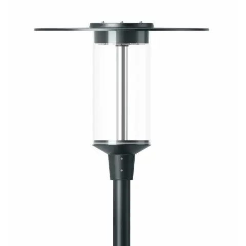 Airam Atlas Stolpearmatur 33 W, Svart/aluminium