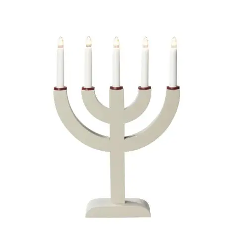 Konstsmide 3936-957 Elektrisk lysestake 5 lys Beige
