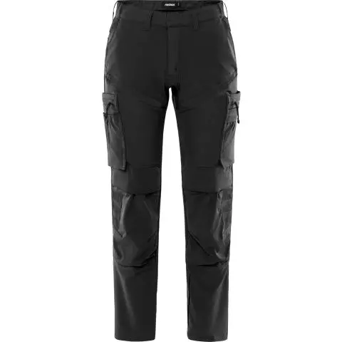 Fristads 2654 GLWS 301563-940 Arbeidsbukse svart Svart/Gul