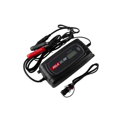 PELA 544067 Batterilader 12 V, 6 A/24 V, 3 A