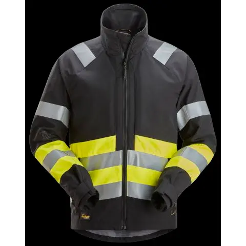 Snickers Workwear 1534-0466 Jakke varsel, svart/gul Svart/gul