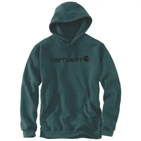 Carhartt Midweight Logo Graphic Sweatshirt Hettegenser Blå