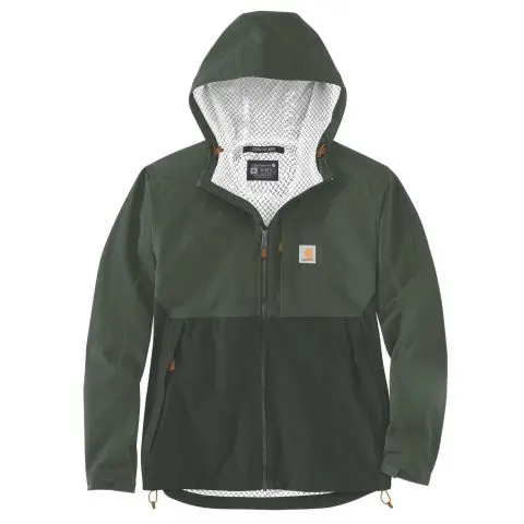 Carhartt 105751GK5-L Skalljakke Vannavvisende, gir god bevegelighet og beskytter mot vind Grønn