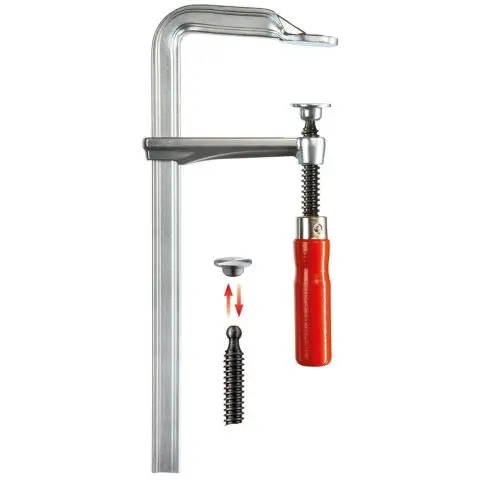 Bessey GZ50 Skruetvinge Rask fiksering, stabil Spennvidde 500 og dybde 120 mm