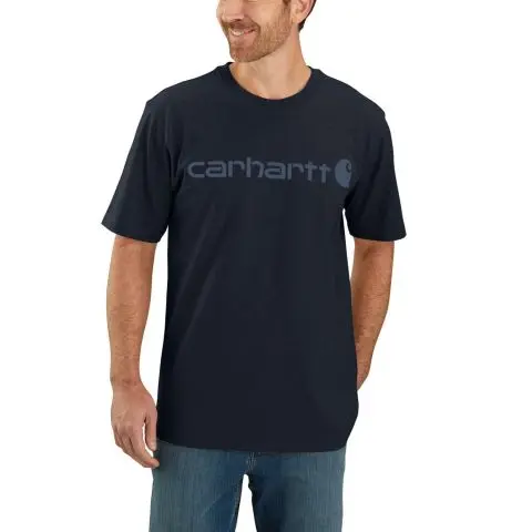 Carhartt Logo 103361 T-skjorte marinblå Marinblå