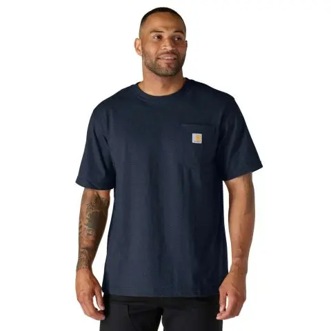 Carhartt Pocket 103296 T-skjorte marineblå Marineblå