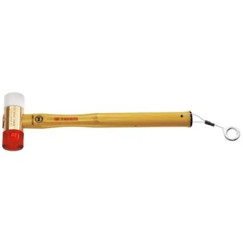Facom 208A.40CBASLS Hammer med utskiftbare slag D: 40 mm, 640 , stållegeme