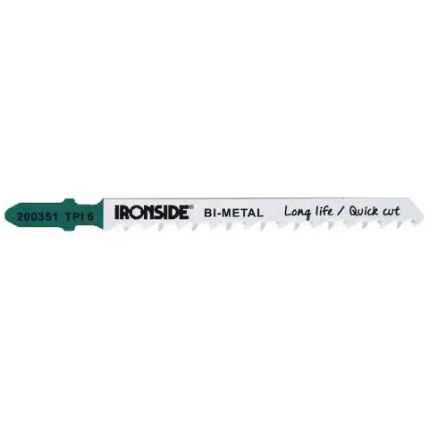 Ironside 203125 Stikksagblad 100x8x1,3 mm, 25‑pakning