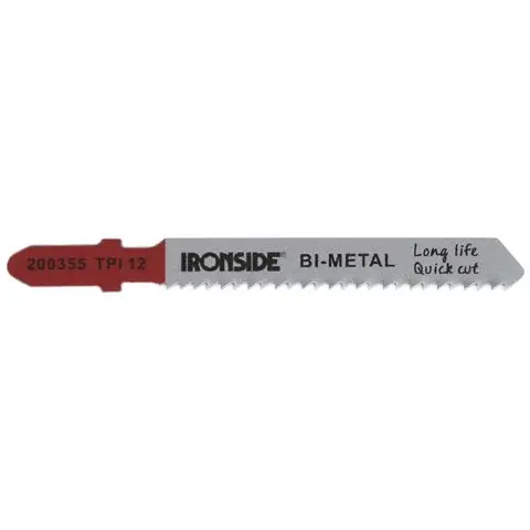 Ironside 203133 Stikksagblad 76x8x1 mm, 25-pakning