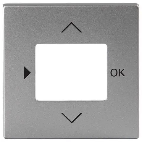 ABB Impressivo 6435-83 Midtplate for timer Aluminium