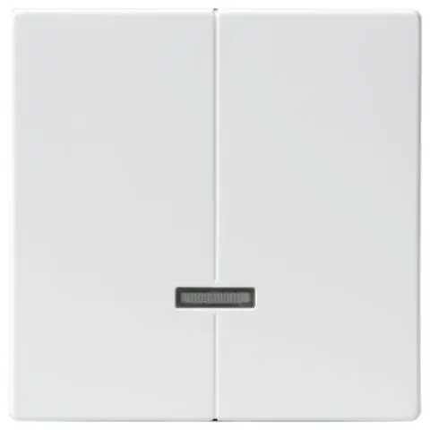 ABB Impressivo Midtplate for dobbeltdimmer Hvit