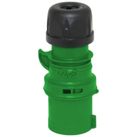 Garo P 332-10 S Støpsel IP44, 4-polet, 32 A Grønn, 10 h