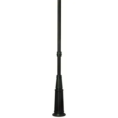 Westal 6093 Stolpe svart, Ø60 mm uten stigepinne