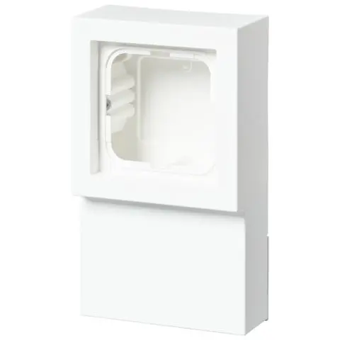 ABB 1721L-884 Sokkelboks 1-veis, hvit