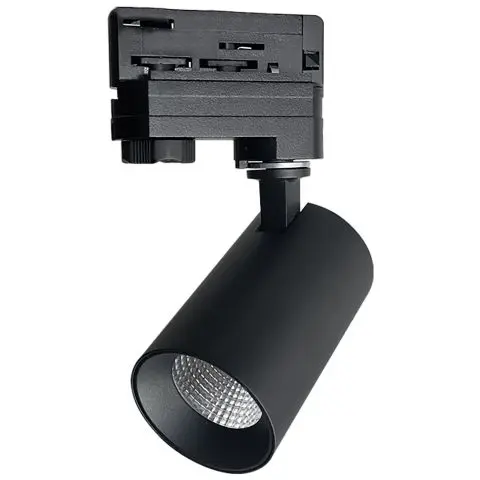 Westal WLT Mini Spotlight Ø46 mm, 8 W, aluminium Svart 3000 K