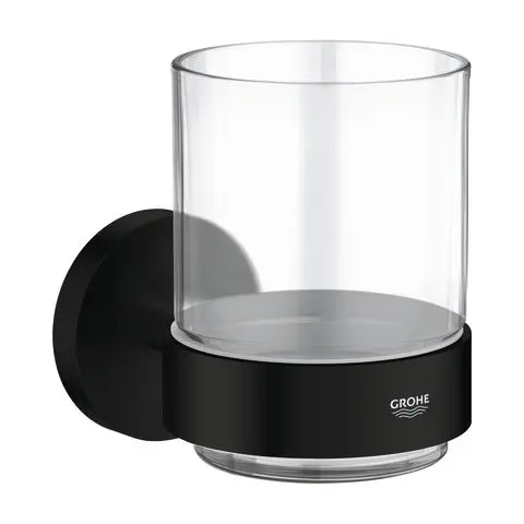 Grohe Start 411942430 Glass med holder, matt svart