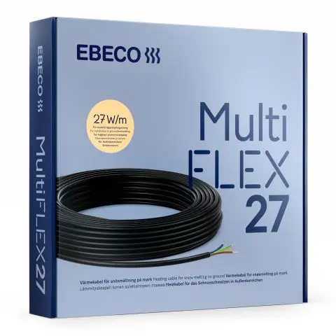 Ebeco Multiflex 27 Varmekabel 27 W/m 99 m, 2700W