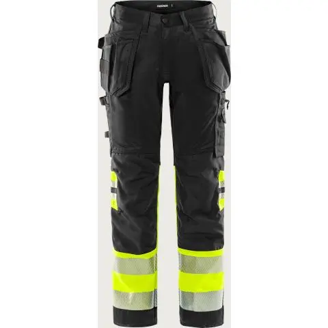 Fristads FR 2706 PLU Arbeidsbukse varsel, svart Varsel, Svart