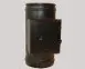 Sotlukerør Ø200 500mm Sort Pmv50