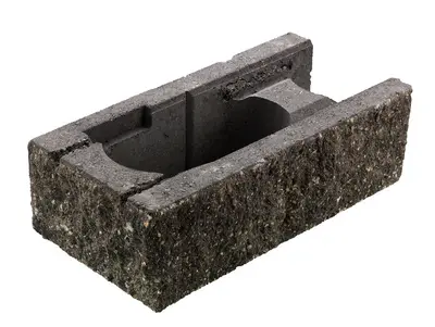 Spittblokk Gråmix Ende 50x25x15cm - Asak