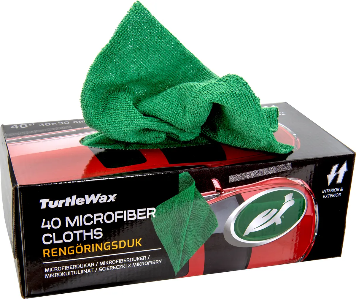 Microfiberkluter 40pk Turtle Wax