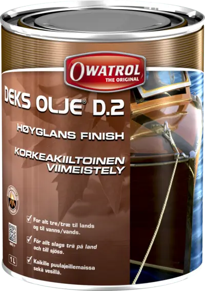 Finish-olje 1l Deksolje D2