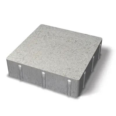 Bel.stein Bas U/fas 21x21x6 Grå