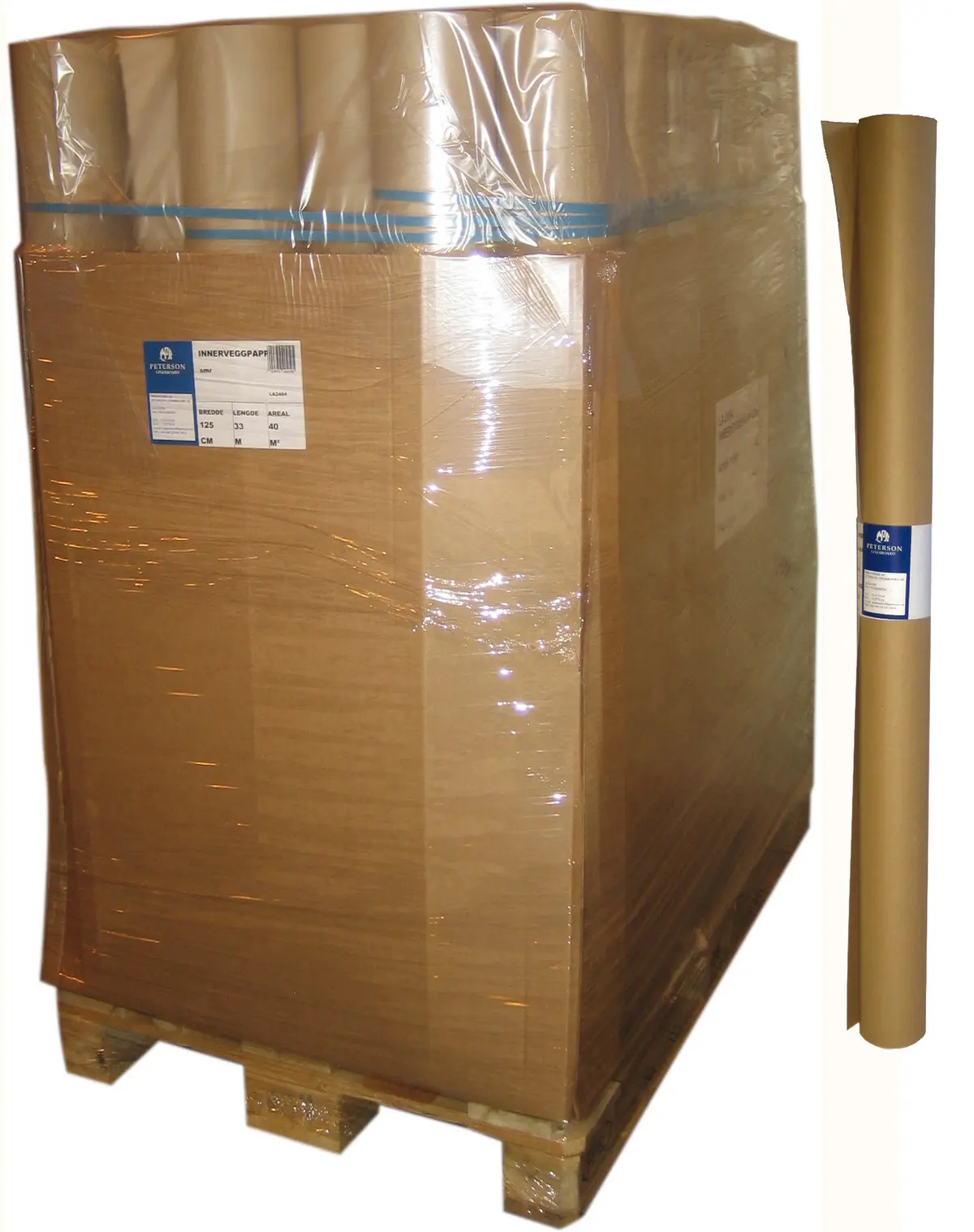 Innerveggspapp 125cm 250gr 10kg