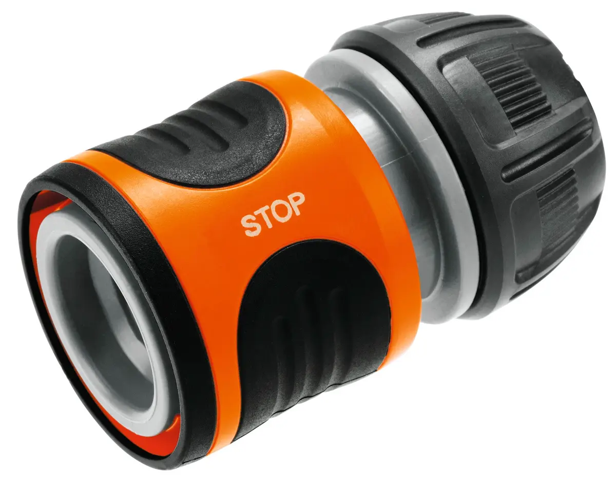 Slangekobling 1/2" Med Stopp - Gardena