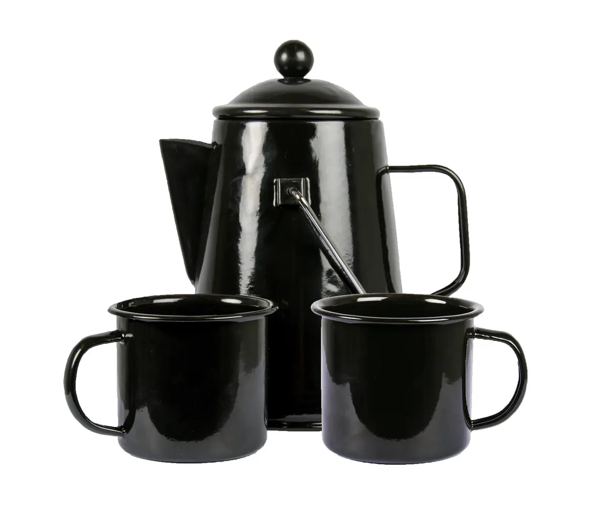 Kaffesett Emaljert