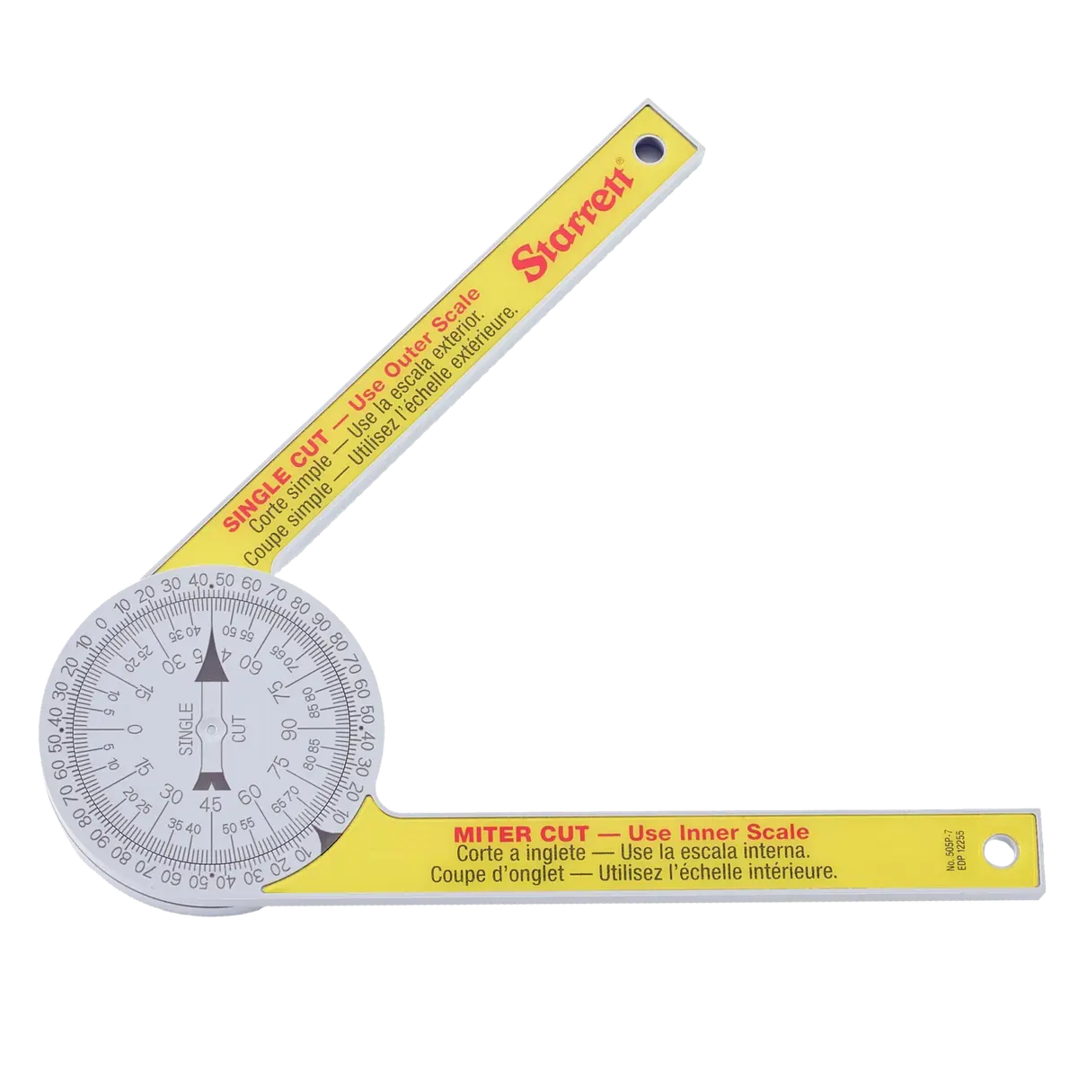 Vinkelmåler Protractor 175mm Plast