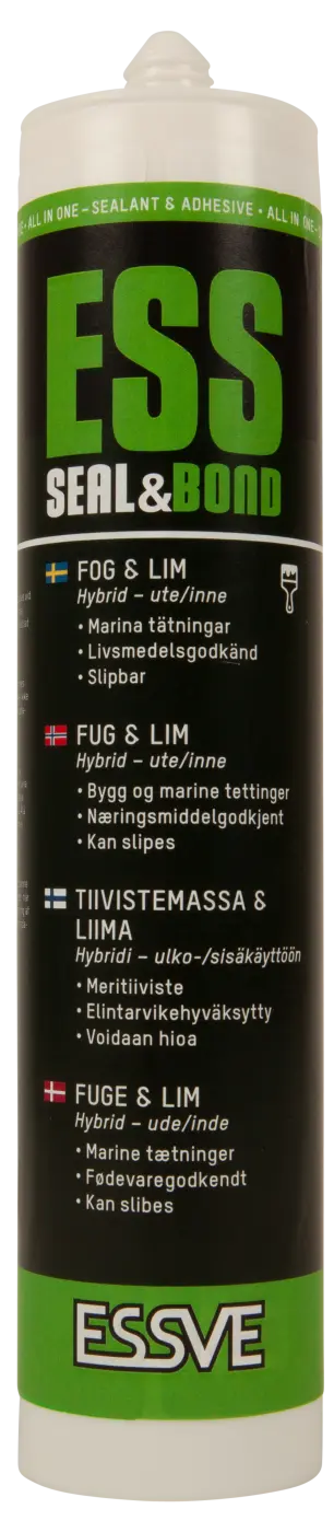 Fug&lim Esseal&bond Svart 300ml